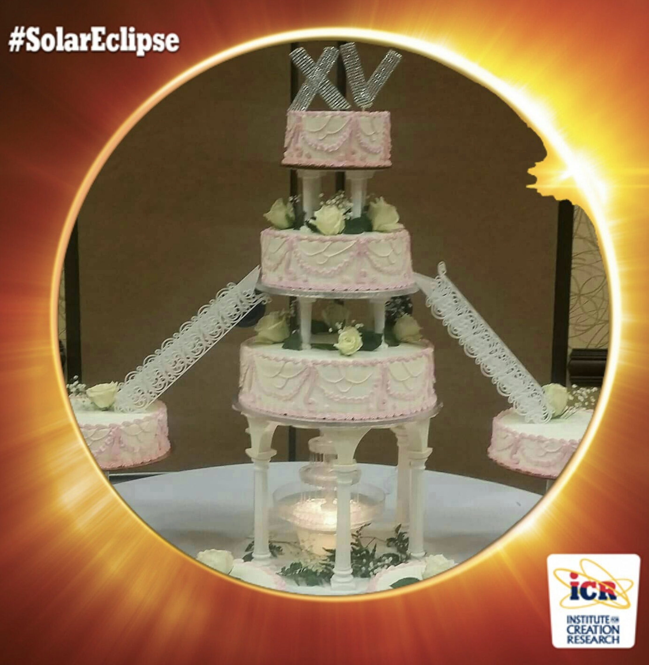 Solar Eclipse cake baked product by Rick Ricks Bakery Urbana
